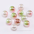 Highlight crafts using colored pearl beads diy